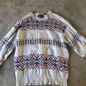 soft, patterned sweater!